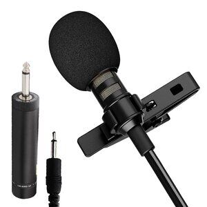 5 CORE Premium Lavalier Microphone Lapel Clip-on Mini Wired Omnidirectional Cond